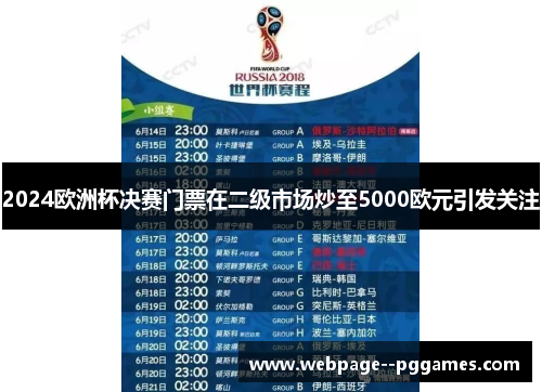 2024欧洲杯决赛门票在二级市场炒至5000欧元引发关注